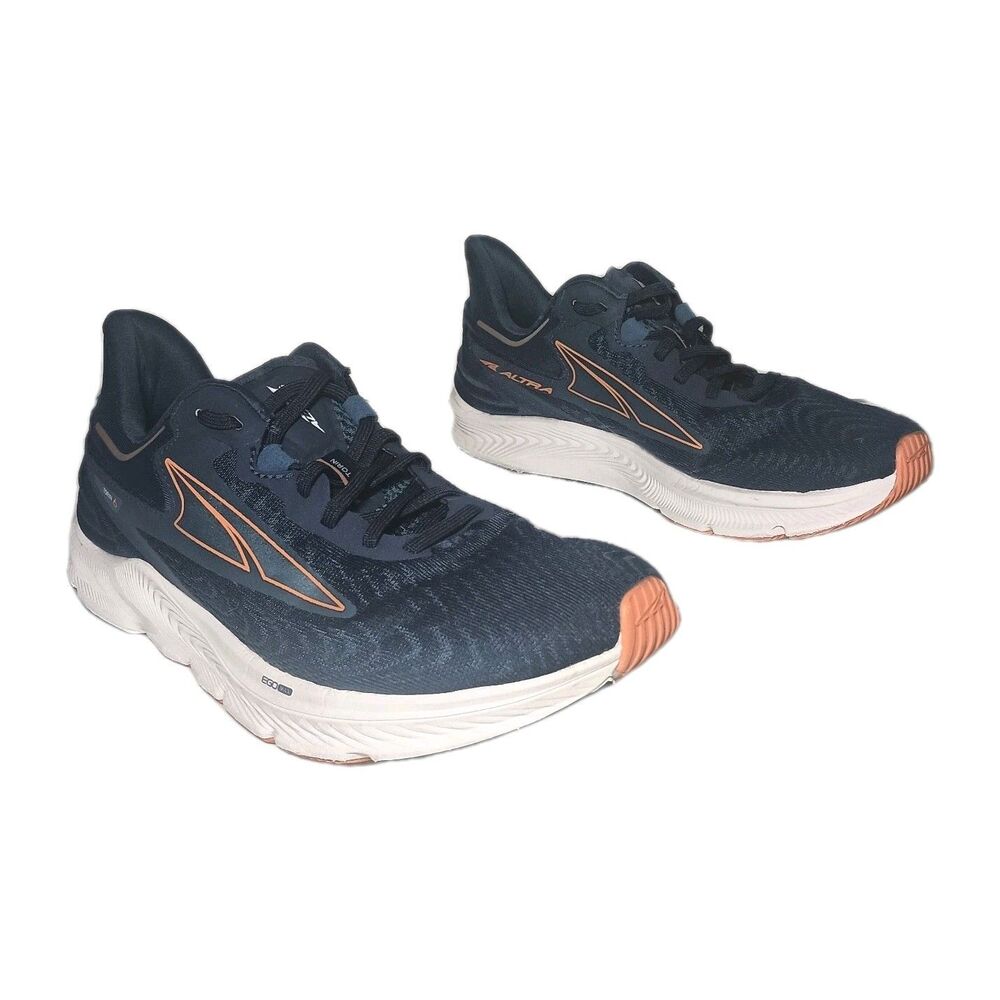 Altra Shoes Torin 6 Women Size 8 Running Sneakers Navy Blue Coral ALOA7R78447